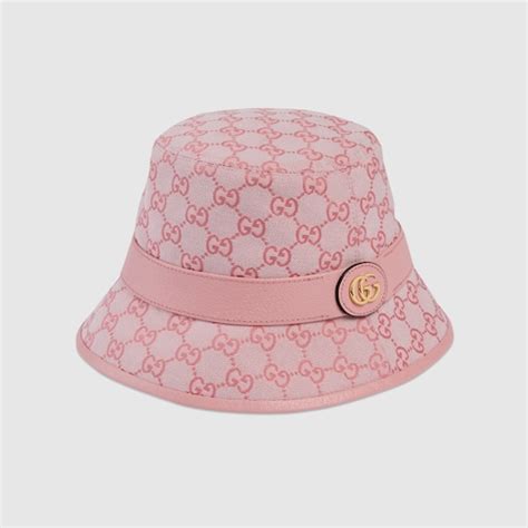 gucci striped hat pink